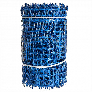 Сетка садовая пластиковая квадратная 33×33 мм, 0,5×20 м ПРОФИ синяя