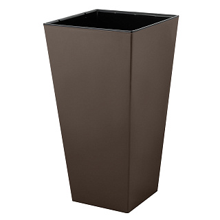 Горшок для цветов InGreen London CUBE 250х250х470 мм, 19,4 л, c дренажной вставкой IG780310105 французский платан