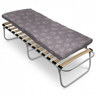 Кровать раскладная с ортопедическим основанием и мягким гипоаллергенным матрасом (РК6-М/2 с одуванчиками)