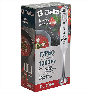 Блендер погружной 1200 Вт DELTA DL-7060 белый