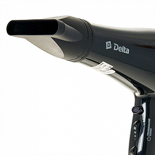 Фен электрический 2000 Вт с турмалиновой ионизацией DELTA DL-0938 черный