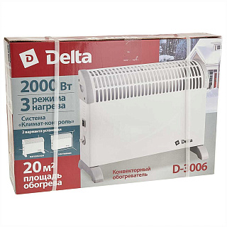 Обогреватель конвекторный электрический 2000 Вт DELTA D-3006