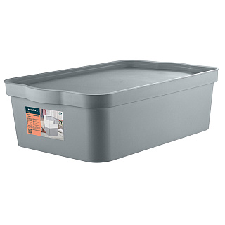 Ящик для хранения Keeplex Trendy 14 л 45,2х29,8х14 см KL350411025 серый топаз